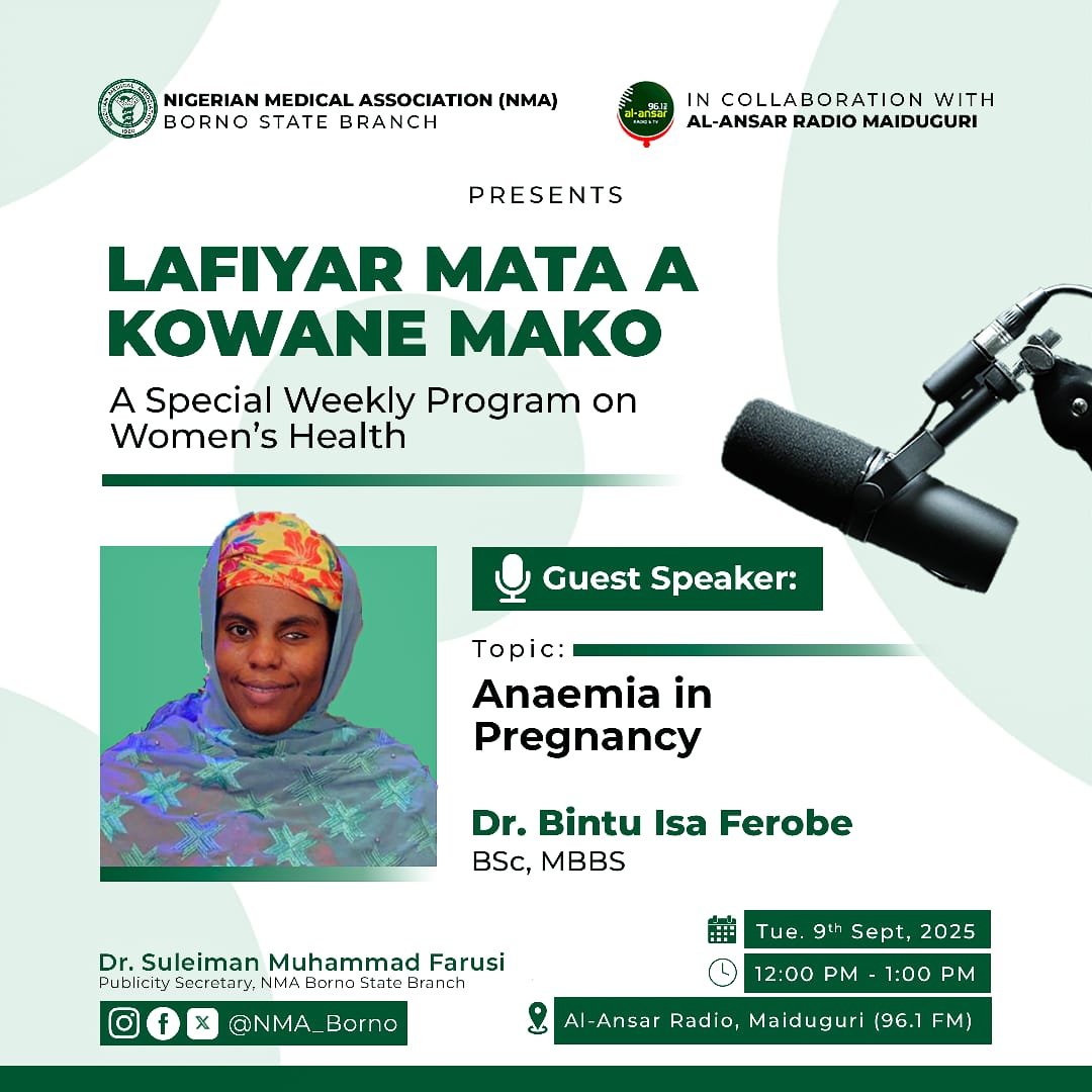 LAFIYAR MATA RADIO PROGRAM- ANAEMIA IN PREGNANCY