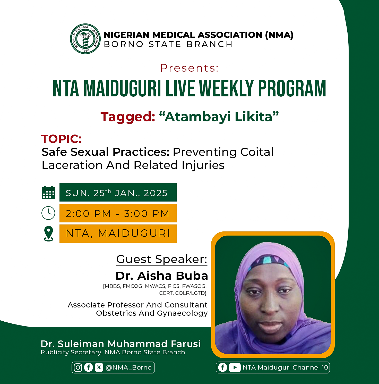 Atambayi likita- "Safe Sexual Practices: Preventing Coital Laceration and Related Injuries.”